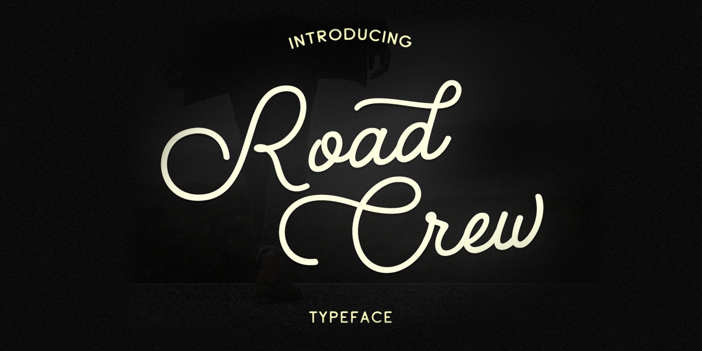 Пример шрифта Road Crew #1